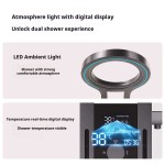 BIRGUSAI Bathroom Wall Mounted Multifunctional Shower Set Rainfall With Mixer Waterfall Shower Column LED Shower Panel BIRGUSAI Bathroom Wall Mounted Multifunctional Shower Set Rainfall With Mixer Waterfall Shower Column LED Shower Panel