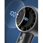 BIRGUSAI 4000mAH Rechargeable Mini Turbo Hand Fan Battery Operated Air Conditioner Fan 5 Speed Portable Wearable Fan for Outdoor BIRGUSAI 4000mAH Rechargeable Mini Turbo Hand Fan Battery Operated Air Conditioner Fan 5 Speed Portable Wearable Fan for Outdoor