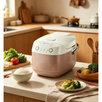 BIRGUSAI  5L (10 Cups Rice) 860W Large Capacity Household Multifunctional Electric Rice Cooker FT50G