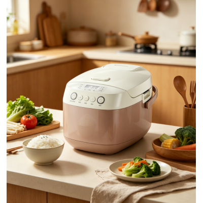 BIRGUSAI  5L (10 Cups Rice) 860W Large Capacity Household Multifunctional Electric Rice Cooker FT50G