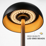 BIRGUSAI 5200mAh High Capacity Battery Cordless Table Lamp with Head Touch Sensor Dimmable LED Light BIRGUSAI 5200mAh High Capacity Battery Cordless Table Lamp with Head Touch Sensor Dimmable LED Light